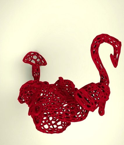 Pudge  DOTA 2  in stile Voronoi 3D Print 37619