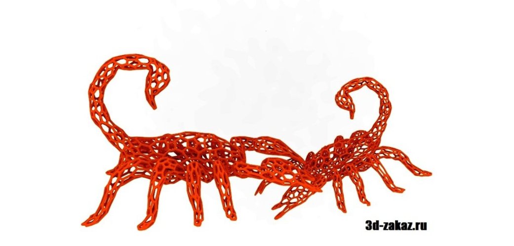 Battle Scorpions in stile Voronoi   3D Print 37626