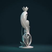 Scroll plant Sculpture - Thumbnail 6