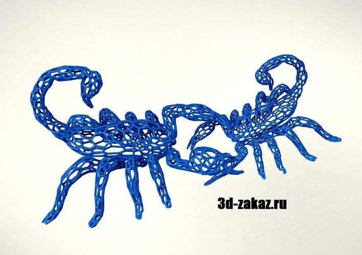Battle Scorpions in stile Voronoi   3D Print 37627