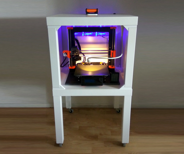 Ventilated Ikea LACK 3D Printer Enclosure