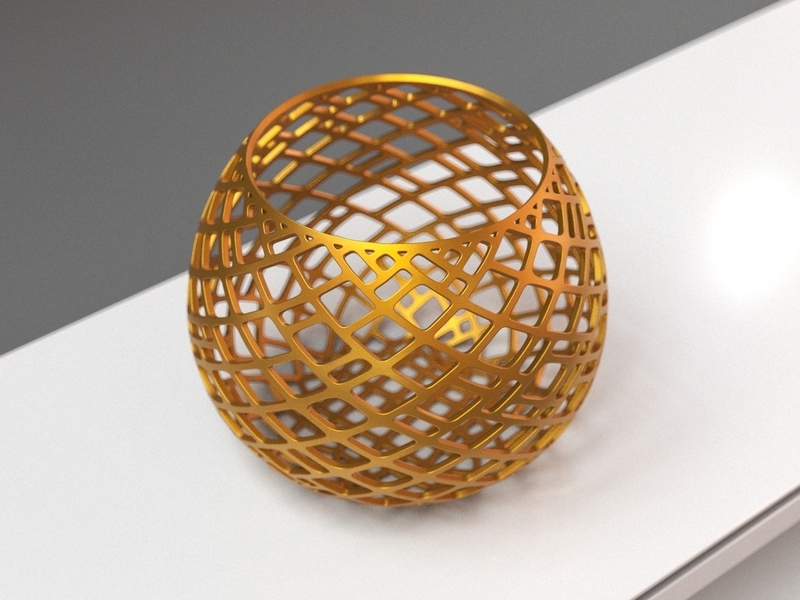 Diamond Deco Vessel