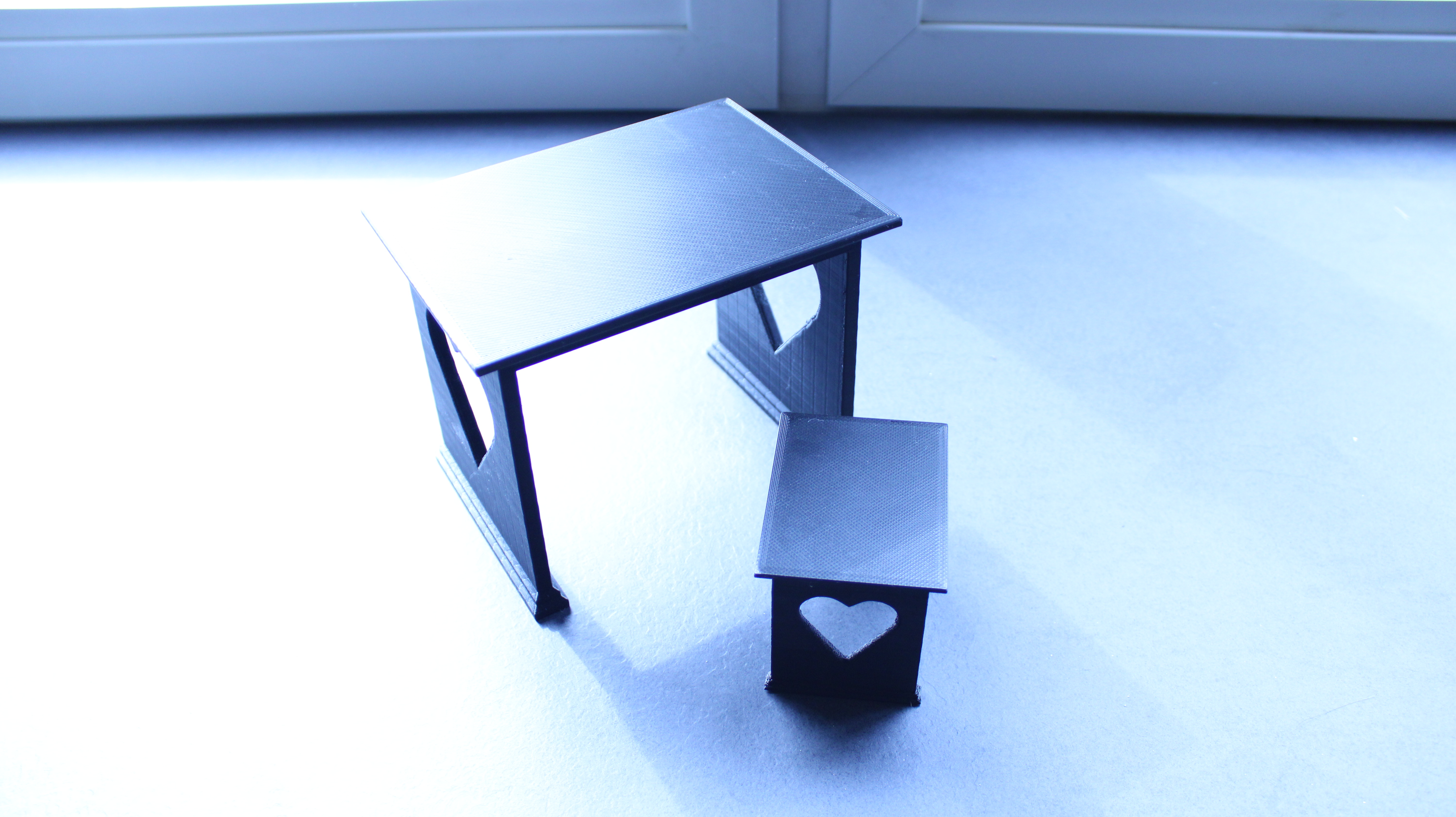 1/12 and 1/6 Miniature Table 3D Print 376364