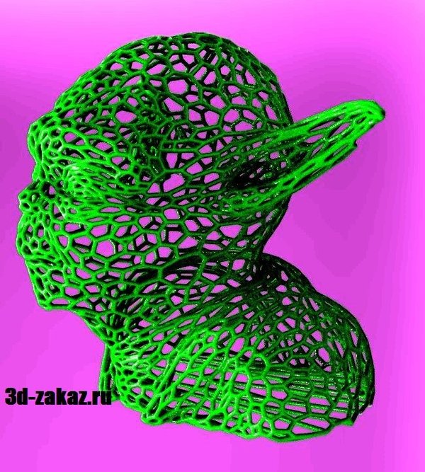 Yoda (Star Wars) in stile Voronoi