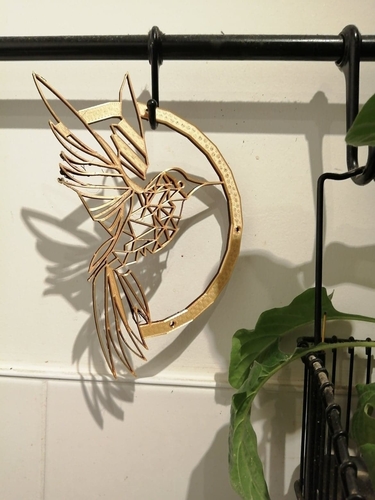 Dropship WILLART Handmade And Hand Painted Bird Design Metal Wall