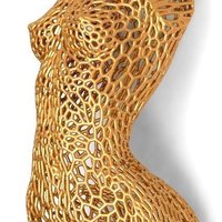 Female body in style Voronoi version 3 - Thumbnail 1