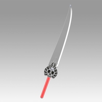 Small Final Fantasy X-2 FFX2 Paine Sword Cosplay Weapon Prop 3D Printing 376483