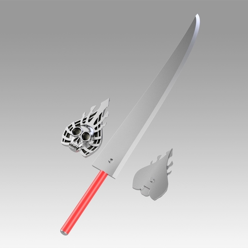 Final Fantasy X-2 FFX2 Paine Sword Cosplay Weapon Prop 3D Print 376491