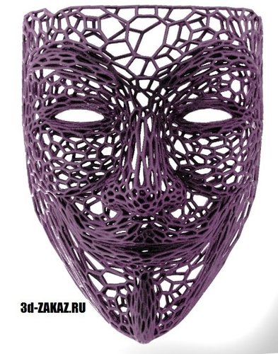 Anonymous in stile Voronoi  3D Print 37650
