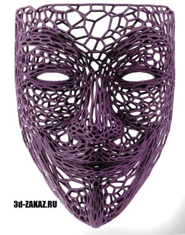 Anonymous in stile Voronoi 