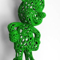 Mickey Mouse in stile Voronoi 1 - Thumbnail 2