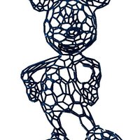 Mickey Mouse in stile Voronoi 1 - Thumbnail 3