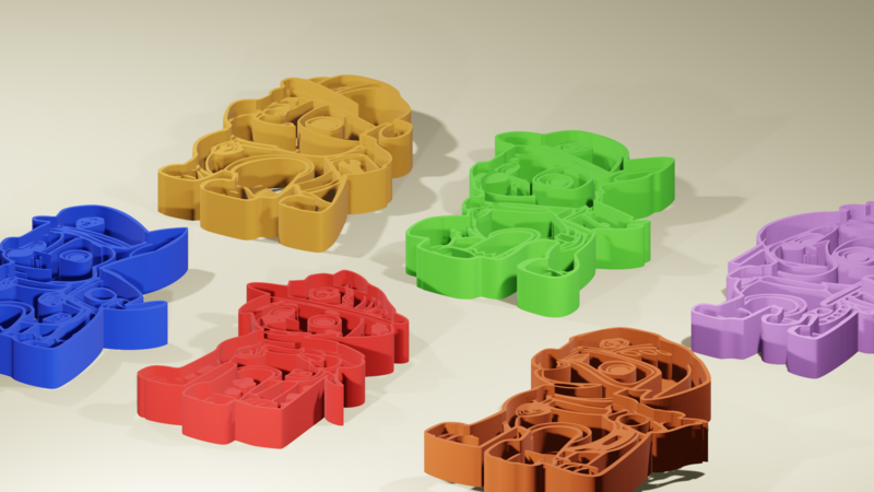 6 paw patrol cookie cutters cuerpo entero 