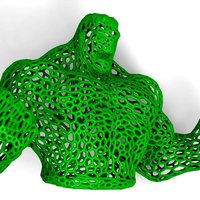 Hulk in stile Voronoi - Thumbnail 2