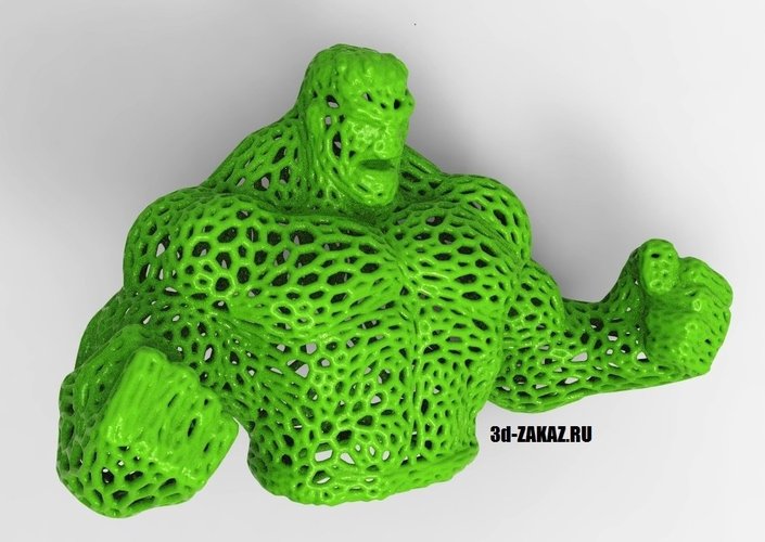 Hulk in stile Voronoi 3D Print 37667