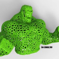 Hulk in stile Voronoi - Thumbnail 3