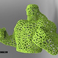 Hulk in stile Voronoi - Thumbnail 4
