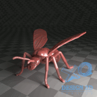 Small big-ass ant 3D Printing 376691