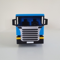 Cement Truck with motorized rotating tank 3D print model - Thumbnail 6