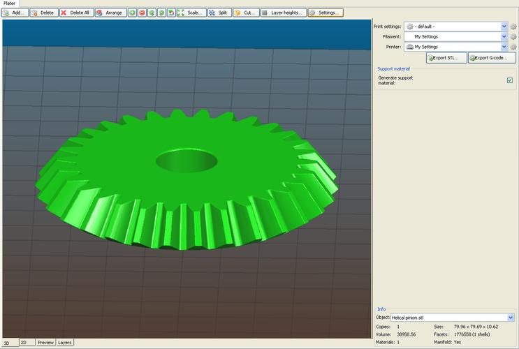 Bevel gears 3D Print 376710