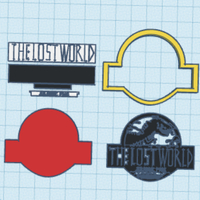 Jurassic Park: Lost World in parts, with or without keychain - Thumbnail 1