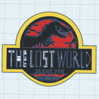 Small Jurassic Park: Lost World in parts, with or without keychain 3D Printing 376725