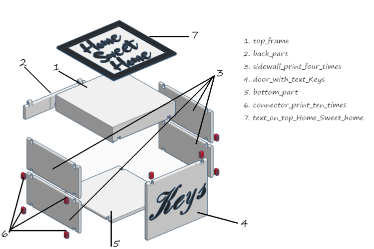 HIDEN BOX - LIKE ART 3D Print 376769