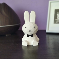 Small Polygon Bunny 3D Printing 376778