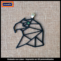 Feather Earrings and Eagle Pendant Set - Thumbnail 2