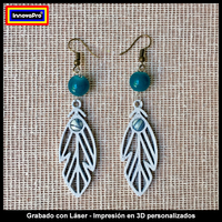 Feather Earrings and Eagle Pendant Set - Thumbnail 3