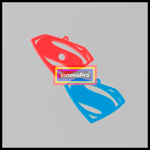 Superman Pendant (2x1) 3D Print 376837