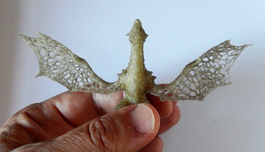 Dragon  in stile Voronoi  3D Print 37684