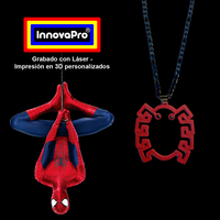 Small Spiderman Pendant (2x1) 3D Printing 376848