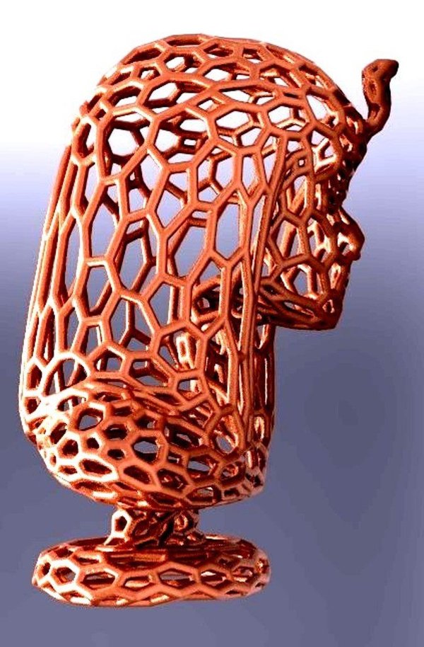 Cleopatra  in stile Voronoi.