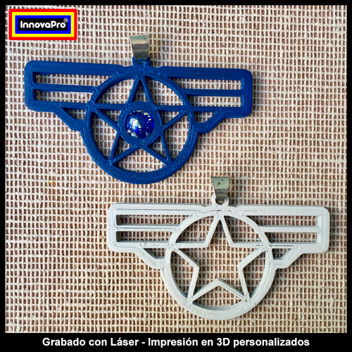 Captain America Pendant (2x1) 3D Print 376858