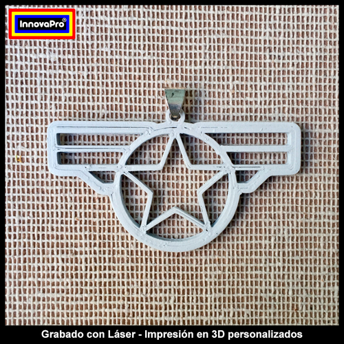 Captain America Pendant (2x1) 3D Print 376860