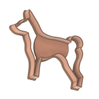 Dog Basenji Cookie Cutter - Thumbnail 2