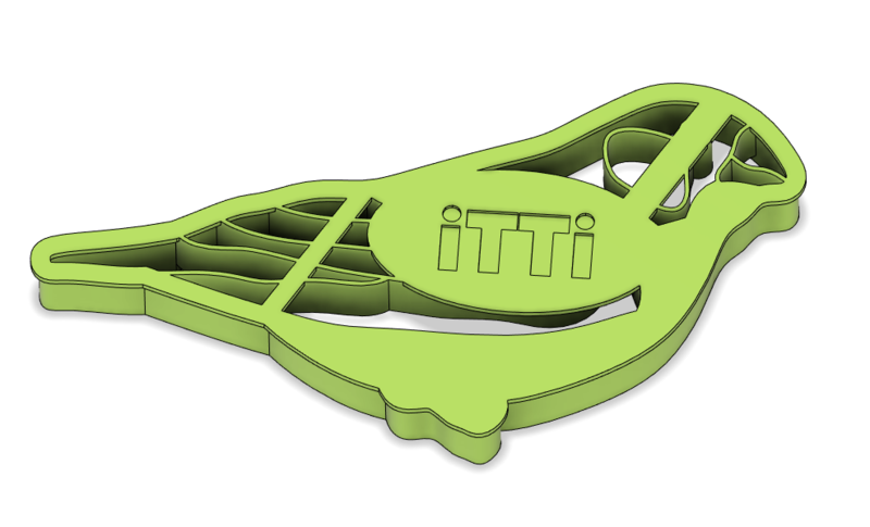 Zebra Bird Cookie Cutter