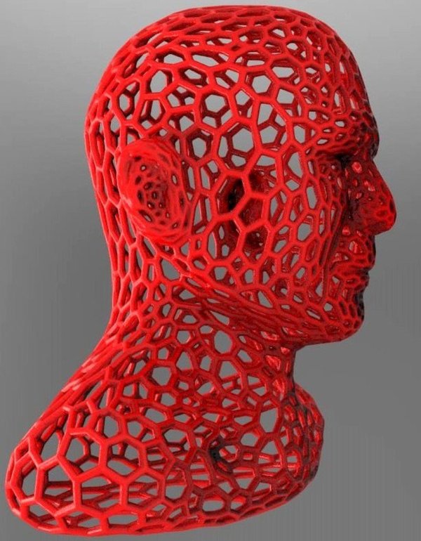 Walter Bruce Willis  in stile Voronoi