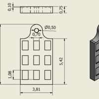 Canal house  (ROUND) Keychain - Thumbnail 2