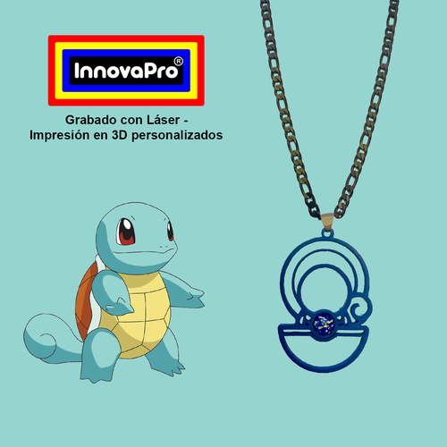 Squirtle Pendant 3D Print 376949