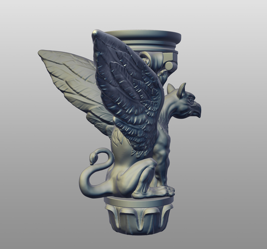 Sculpture of Griffon 3D Print 376968