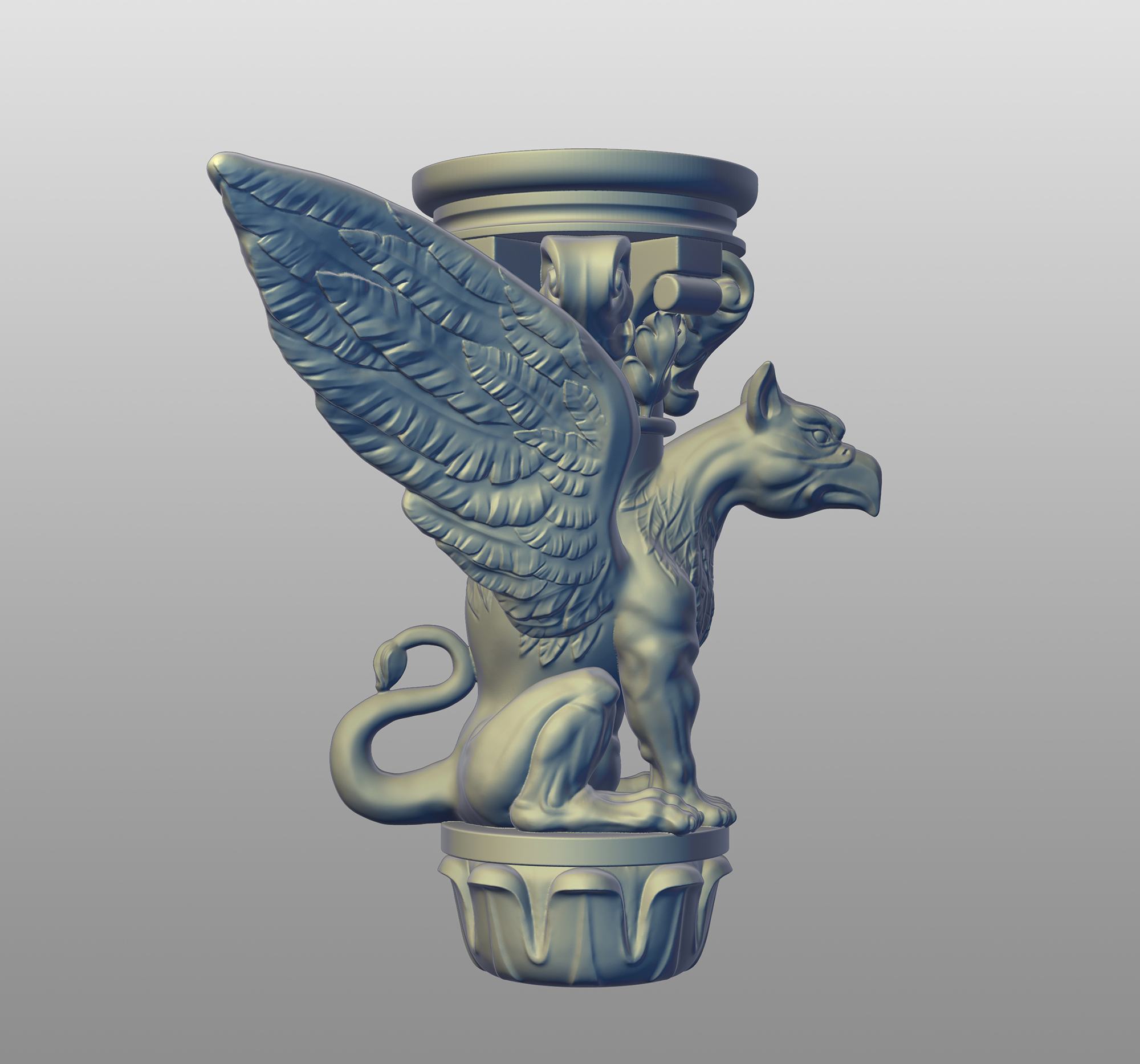 Sculpture of Griffon 3D Print 376969