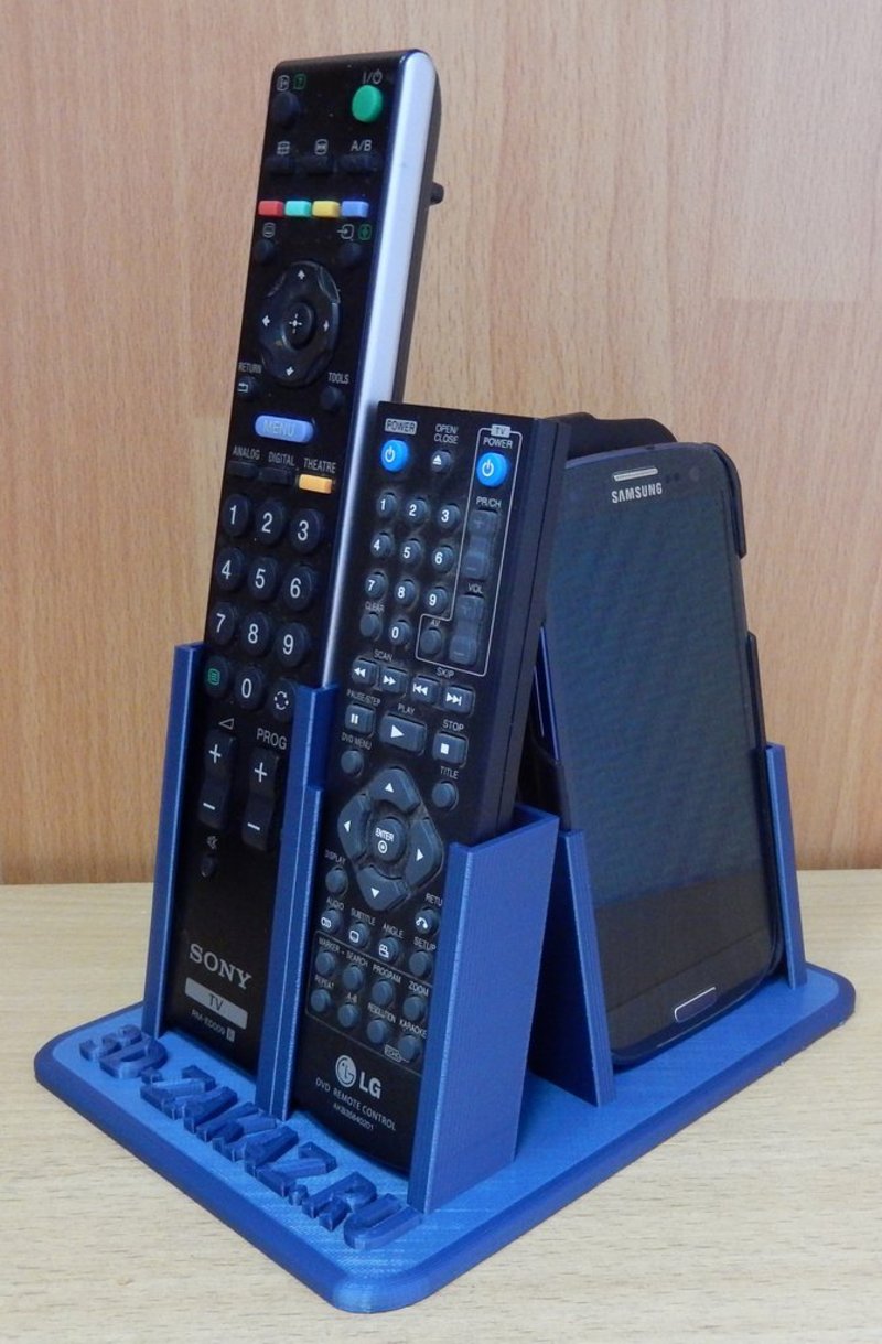 Combined stand remote control Blue Steel. - Pinshape