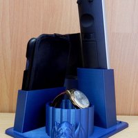 Combined stand   remote control Blue Steel. - Thumbnail 3