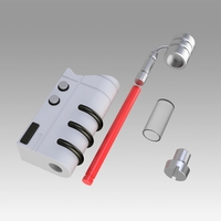 Star Trek Enterprise Dr Phlox Hypospray Cosplay replica prop  - Thumbnail 9