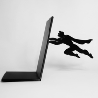 Superman Book Holder, Bookend - Thumbnail 1