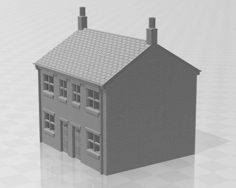 TERRACED HOUSE N GAUGE