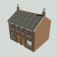 TERRACED HOUSE N GAUGE - Thumbnail 3
