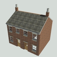 TERRACED HOUSE N GAUGE - Thumbnail 4